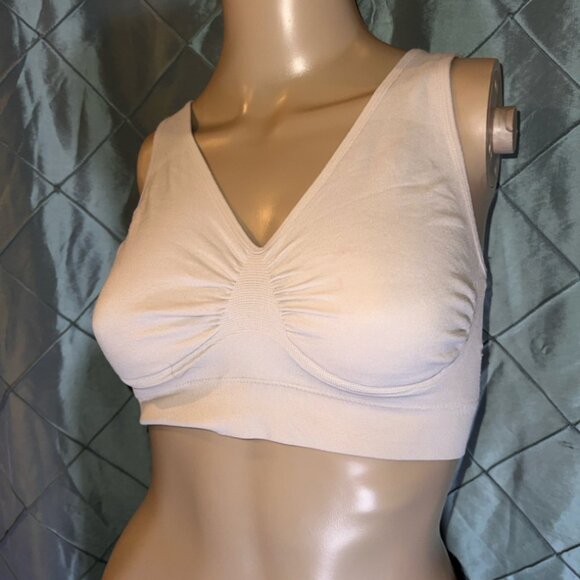 Marilyn Monroe XL Natural Tone Seamless‎ Style #4441-61 Stretch Comfort Bralette - Picture 2 of 5
